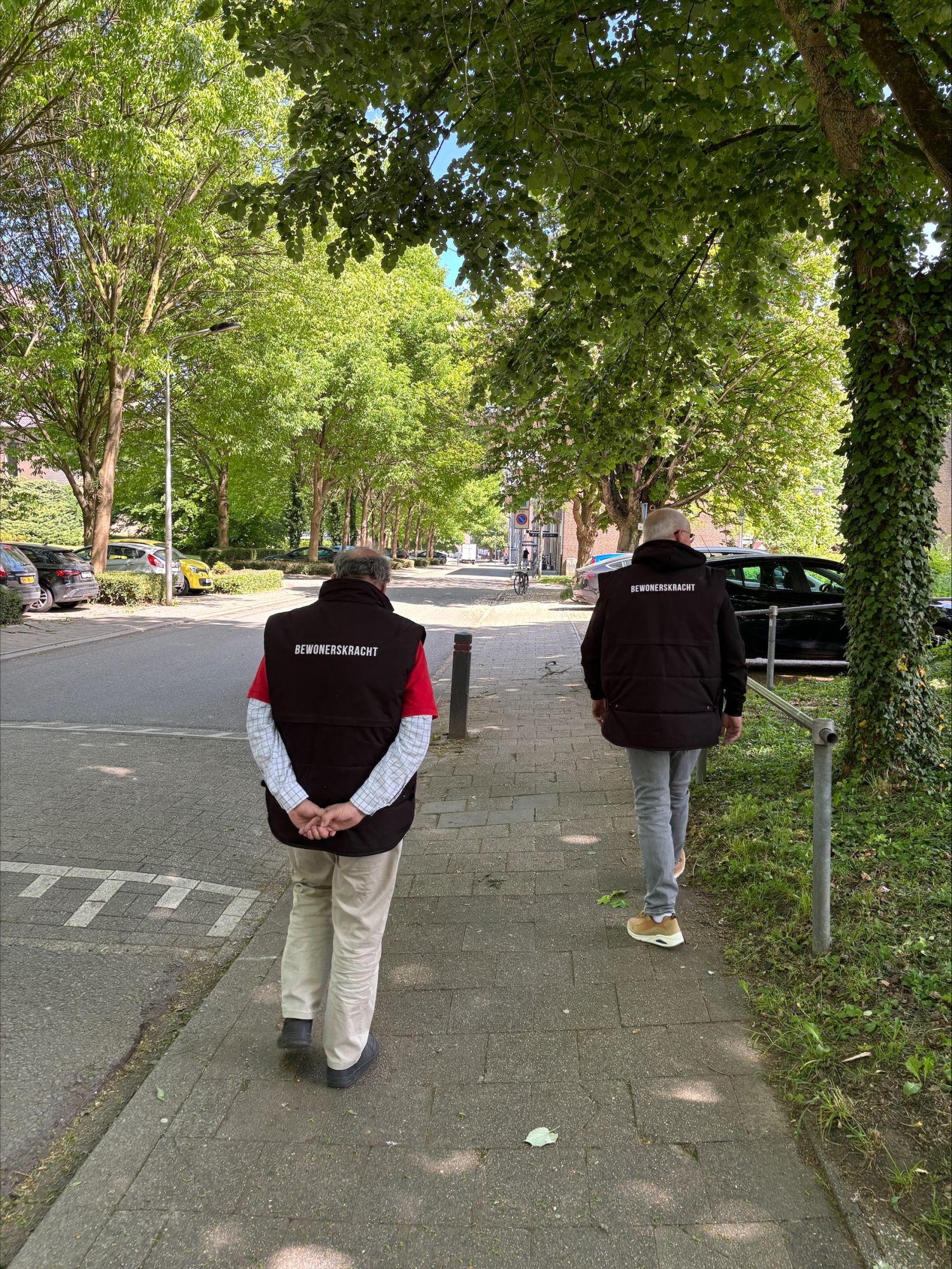 Bewonerskrachten tijdens rondgang Mariaberg 5v5